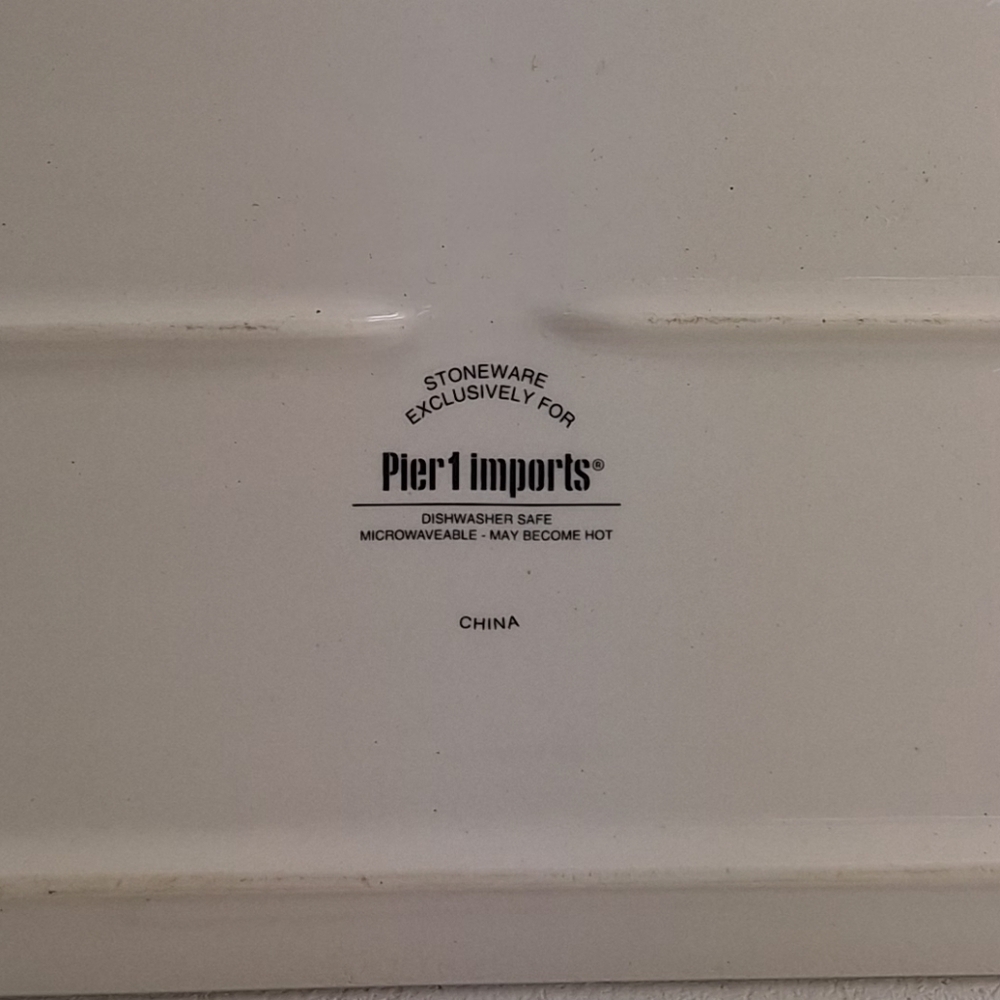 Pier 1 Imports Farm Animals Platter Rectangular Pig/Lamb/Duck/Chicken - Picture 5 of 9